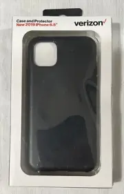 Verizon Rugged Phone Case + Screen Protector Apple iPhone 11 Pro Max - Black