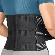 Back Braces for Lower Back Pain Relief with 6 Stays,Breathable Back Support Belt