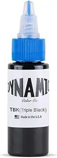Dynamic Triple Black Tattoo Ink Bottle 1oz