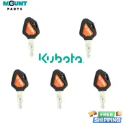 5X For Kubota Ignition Keys 459A Excavator Backhoe Skid Steer Track Loader