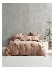 [Linen House] Rejeaneration Hali Quilt Cover Set in Rust