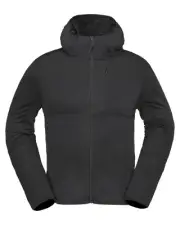 Volcom Gridlock Full Zip Men's Sweatshirt, Black, X-Large