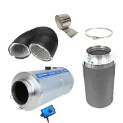 Phresh Silenced EC Hyperfan v2 (10") + Phresh Carbon Filter 250MM x 500MM + 5M D