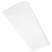 10pcs 11.8"x2.2" Bookmark Ruler Snap-in Ruler for A4 Binder Notebook Clear
