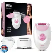 Braun Epilator Silk-epil 3 3-270, Hair Removal Device, Epilator for Women, Sh