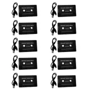 10X Universal Cassette Bluetooth 5.0 Audio Car Tape Aux Stereo Adapter with6494