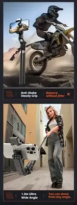 Auto Face Tracking Tripod 360° Rotation Tracking Phone Holder Stand with Remote
