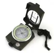 Pocket Military Geology Compass Outdoor Hiking Camping Survival Army Sports