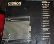 Clarion Rare Amplifier a-1503 Two Channel Vintage USA