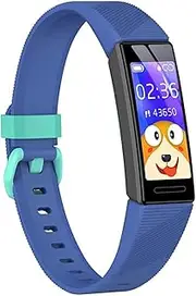 XIULIUU Fitness Tracker Watch for Kids, IP68 Waterproof Activity Tracker, Heart Rate Sleep Monitor, 11 Sport Modes Calorie Step Counter with Alarm Clock and Reminder, Boys Girls Teens (Blue)