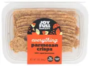 Joyfull Bakery Everything Crisps Parmesan 3 oz (Pack Of 8)