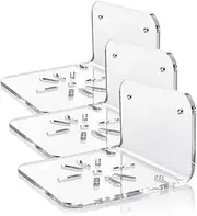 Veulrn 3 PCS Universal Adhesive Shelf for Security Cameras, Speakers, Baby Monitors & More, Easy to Install