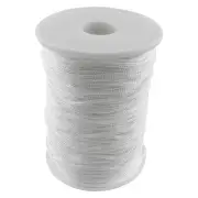 1PC 54 Yards 2mm Braided Shade Roller Blinds Cord White Pull String Rope, Bli...
