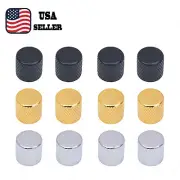 4 Pcs Metal Guitar Flat Top Volume Tone Knobs For Gibson Les Paul SG 3 Colors