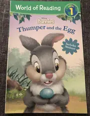 World Of Reading Level 1 Disney Bunnies: Thumper Finds An Egg; Includes Stickers