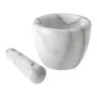 Westmark Mortar and Pestle Made of Marble, Tall, Inner Diameter: Approx. 7.5 cm,
