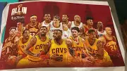 LEBRON JAMES 2016 NBA CHAMPIONSHIP POSTER CAVALIERS KYRIE IRVING KEVIN LOVE