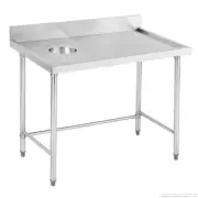 Modular Systems High Quality Stainless Steel Bench With Splashback SWCB-7-1200L