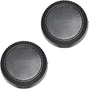 Camera Body Cap & Rear Lens Cap Cover Compatible for Fujifilm XT50 XS20 XS10 XT30II XT30 XT4 XT3 XT100 Camera kit X Mount Lens (2 Pack)