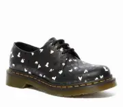 DR. MARTENS 1461 LEATHER WILD HEART PRINTED OXFORD SHOES 25484001 NEW!