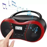 Portable Stereo CD Player Boombox Aux Input and 3.5mm Headphone Jack Portable CD