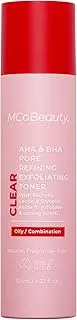 MCoBeauty AHA-BHA Pore Refining Exfoliating Toner For Women 4.23 oz Toner