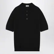 [JOHN SMEDLEY] Black Isis Polo In Cotton L Black