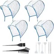 Hair Coloring Highlighting Dye Highlight Hair Cap Dye Brush Hair Dye Tool Set Kit 12pcs