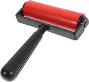 HAWILLOSCH Rubber Roller Small Paint Roller Kits Dot Roller Paint Edger Pad Paint Rollers for Painting Walls Paint Roller for Ceilings Mini Paint Roller Paint Roller Kit Car Red