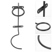 6 Pcs Metal Wine Rack The Car Baby Wall Mounted for Bottles Display Shelf