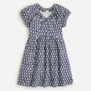 J.Crew CrewCuts Girls V neck Puff Sleeve Dress Broken in Jersey 4