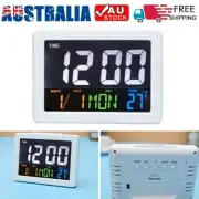 Digital Alarm Clock LCD Screen Display Calendar With Calendar Temperature Clock