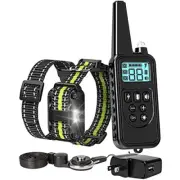Remote Control Dog Training Collar w/ Built-in LED Light & 4 Modes