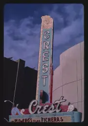 Crest Theater Fresno California Historic Americana Old Photo 2