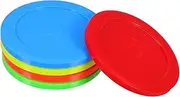 NAMOARLY 5pcs Desktop Ice Hockey Pucks for Double Player Games Smooth Gliding Replacement Pucks for Thrilling Matches for Board Game Accessories