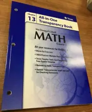 McDougal Littell Math Course 2, Chapter 13 Transparency Book