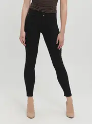 GUESS Black Shape Up Denim Jeans in Dark Wash Size: 30, Spandex