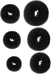 WRITWAA 6Pcs Hair Bun Makers Easy to Use Donut Style Hair Accessories for Women for Parties Weddings and Daily Wear Suitable for Thin to Hair