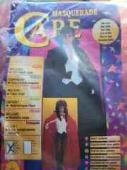 Adult Vampire Black Halloween Horror Cape