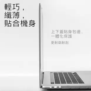 Macbook 超薄霧面磨砂 筆電保護殼 防摔殼 適用 New Pro Air 13 14.2 15 16 保護套