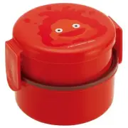Skater Bento Box 500ml 2-Tier Round Rice Ball Case Antibacterial Made in Japan