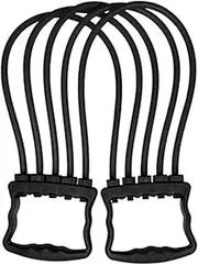 Fitness Chest Expander - Arm Trainer Tool, 5 Rope Pull Set | Adjustable Resistance Stretch Band for Upper Body Gym Workout Shoulder Strength Builder Home Exercise Equipment Men Women Indoor Gear