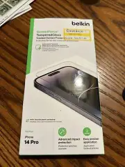 Belkin ScreenForce Tempered Glass Treated Screen Protector iPhone 14 Pro Sealed