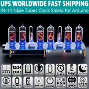 IN-14 Nixie Clock Arduino Shield NCS314 WITH TUBES COLUMNS FAST DELIVERY 3-5Days