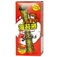 在飛比找PChome24h購物優惠-【小浣熊】零油脂 海苔捲 (經典辣味)24g