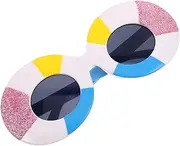 [Healeved] Funny Hawaiian Sunglasses for Parties Summer Decor Beach Pool Parties Photo Booth Props Lightweight Comfortable