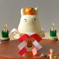 在飛比找樂天市場購物網優惠-真愛日本 宮崎駿 吉卜力 龍貓 限定正月擺飾 小白龍貓鏡餅 