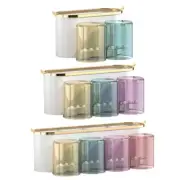 Bathroom Storage Set with Toothpaste Extractor and Cup Wall-mounted Storage Box