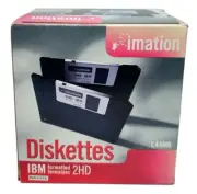 Imation 3.5” Floppy Disks Diskettes 1.44 2HD IBM Format Pack of 20 NOS