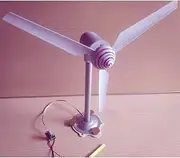 DIY Wind Turbine Low-Speed Generator Model, Three-Phase Permanent Magnet Brushless Power Generation Windmill